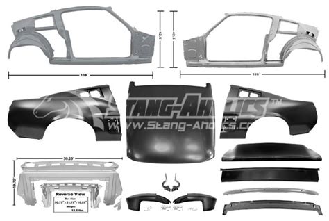 67 mustang sheet metal|1967 mustang fastback kit.